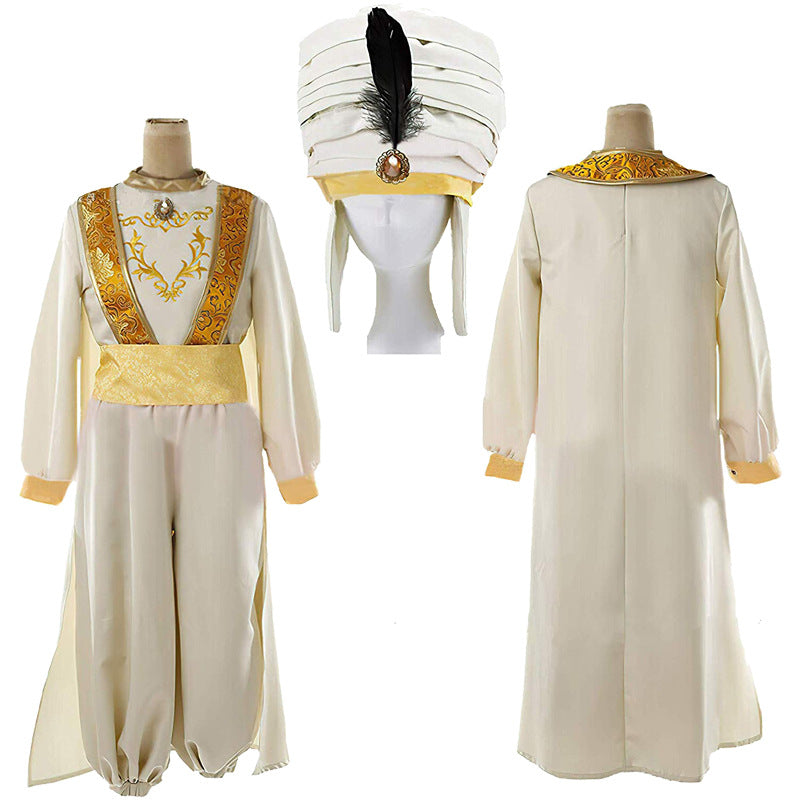 Halloween One Thousand And One Nights Aladdin Magic Lamp Children Adult Cosplay Stage Costume