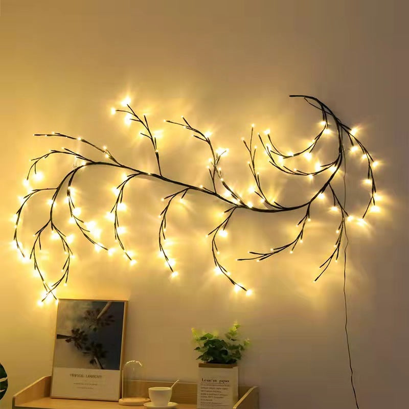 Vines With Lights Christmas Garland Light Flexible DIY Willow Vine