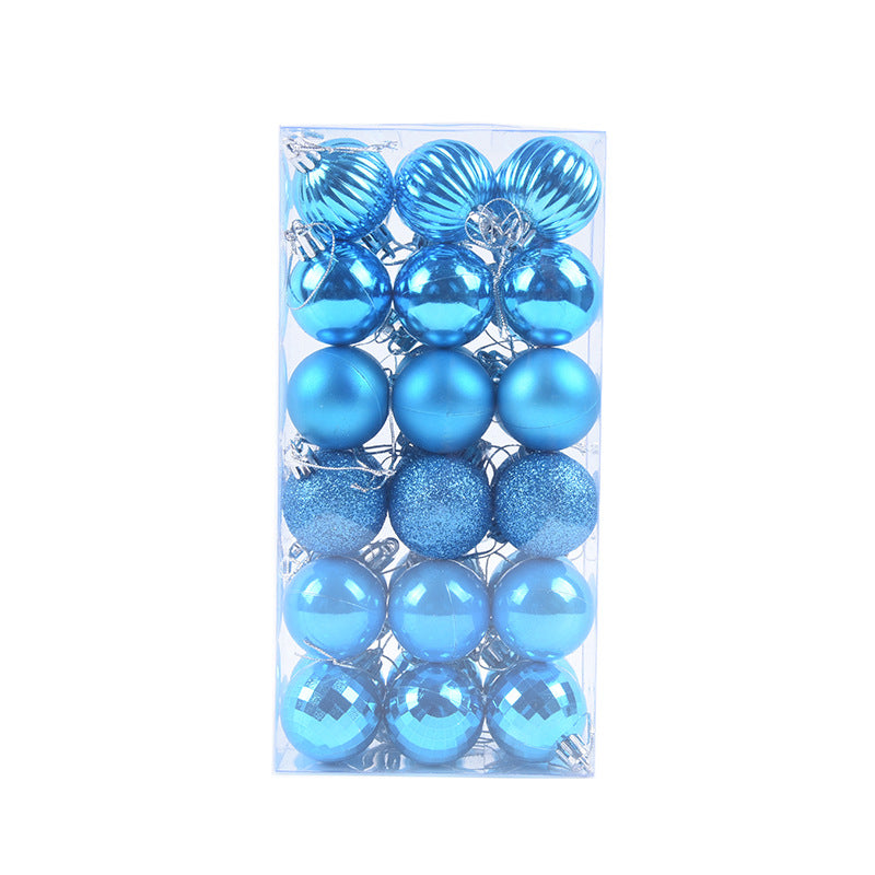 36 PCs Christmas Color Ball Whole Box Set