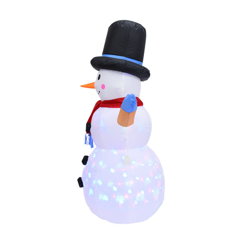 LED Light Inflatable Model Christmas Snowman Dolls