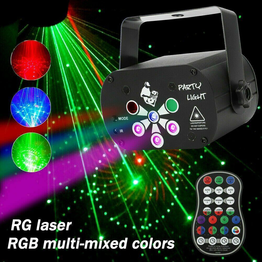 480 Pattern LED RGB Disco Party Laser Stage Light