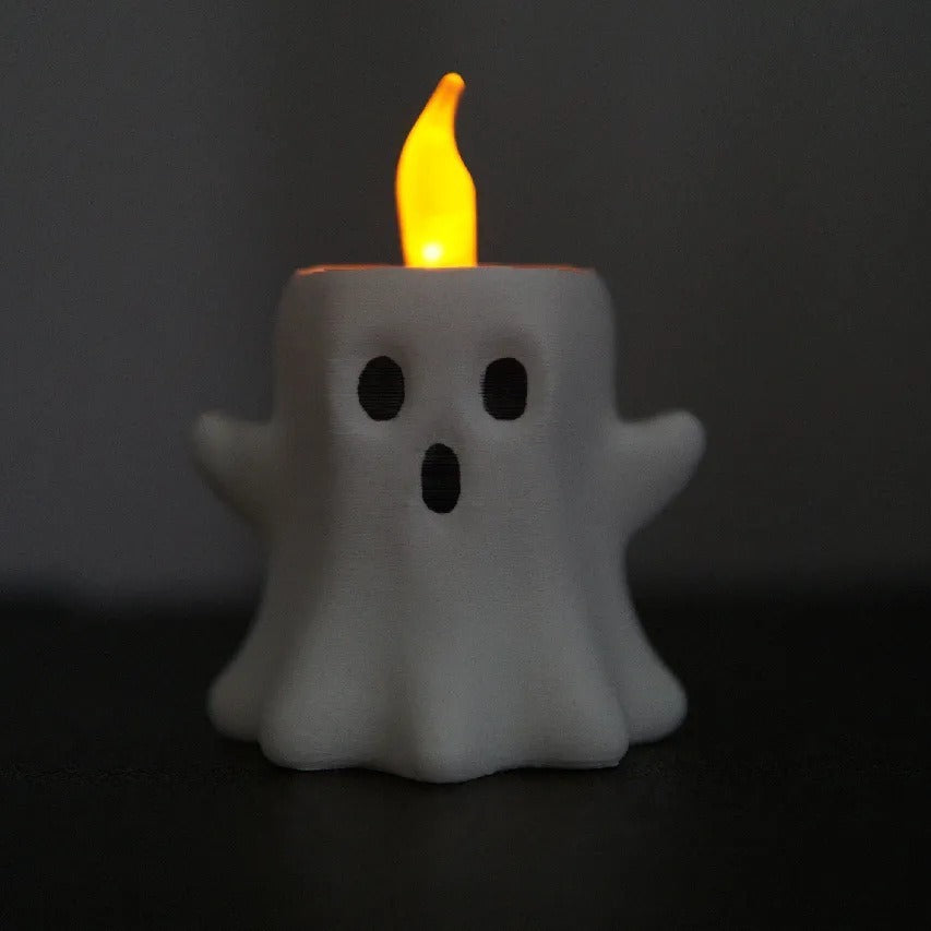 Ghost Candlestick Resin Craft Ornament Halloween Decorations