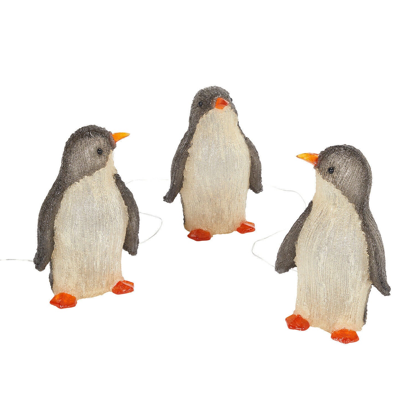 Acrylic Penguin Christmas Decoration Light Ornaments