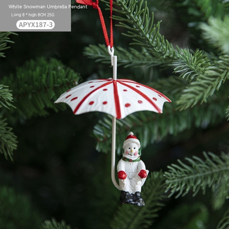 Nordic Iron Christmas Hot Air Balloon Parachute Decorations