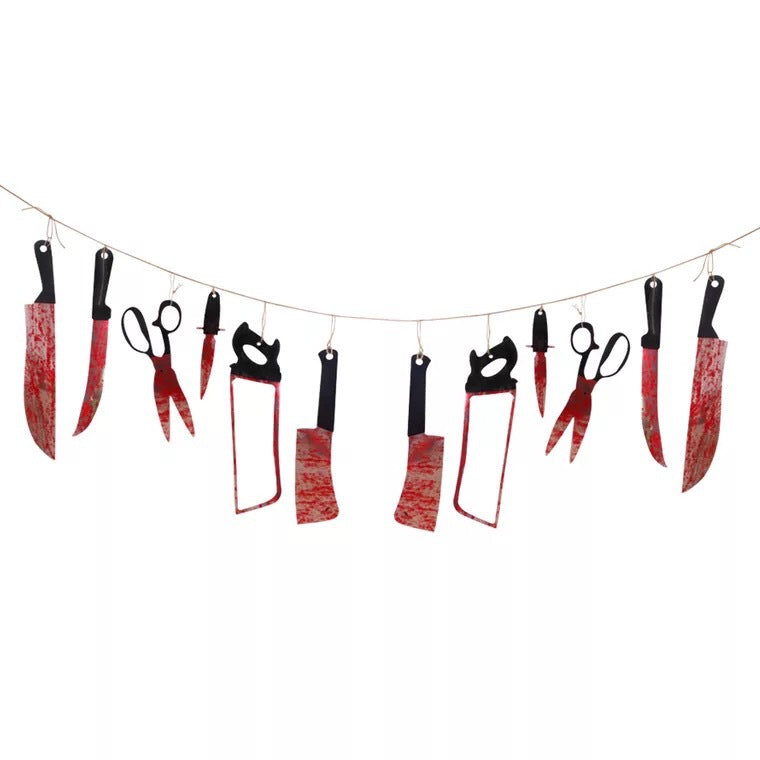 Halloween Decorations Haunted House Bar Scissors