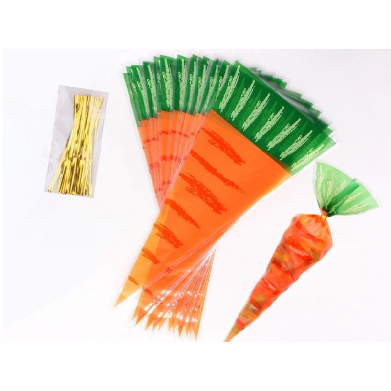 20 Pieces Of Children Birthday Party Easter Carrots