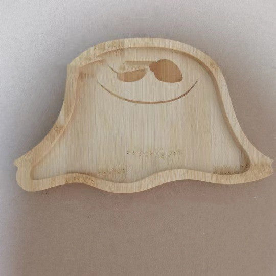 New Halloween Pumpkin Plate Ghost Tray