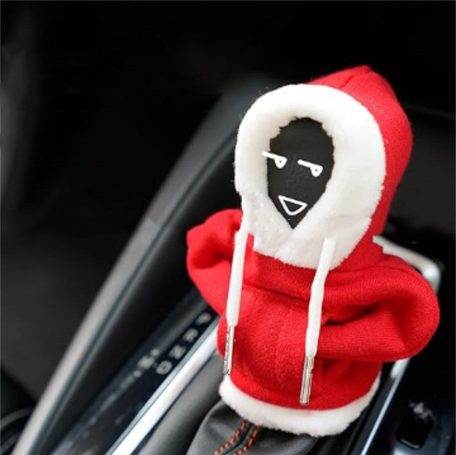 Christmas Hoodie Car Gearshift Cover Christmas Decor