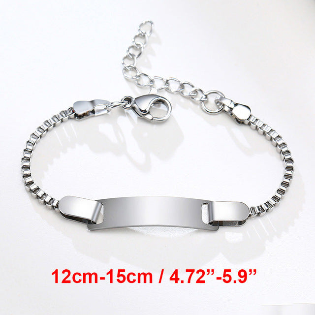 Baby Stainless Steel Personalized Family Gift Adjustable Jewelry