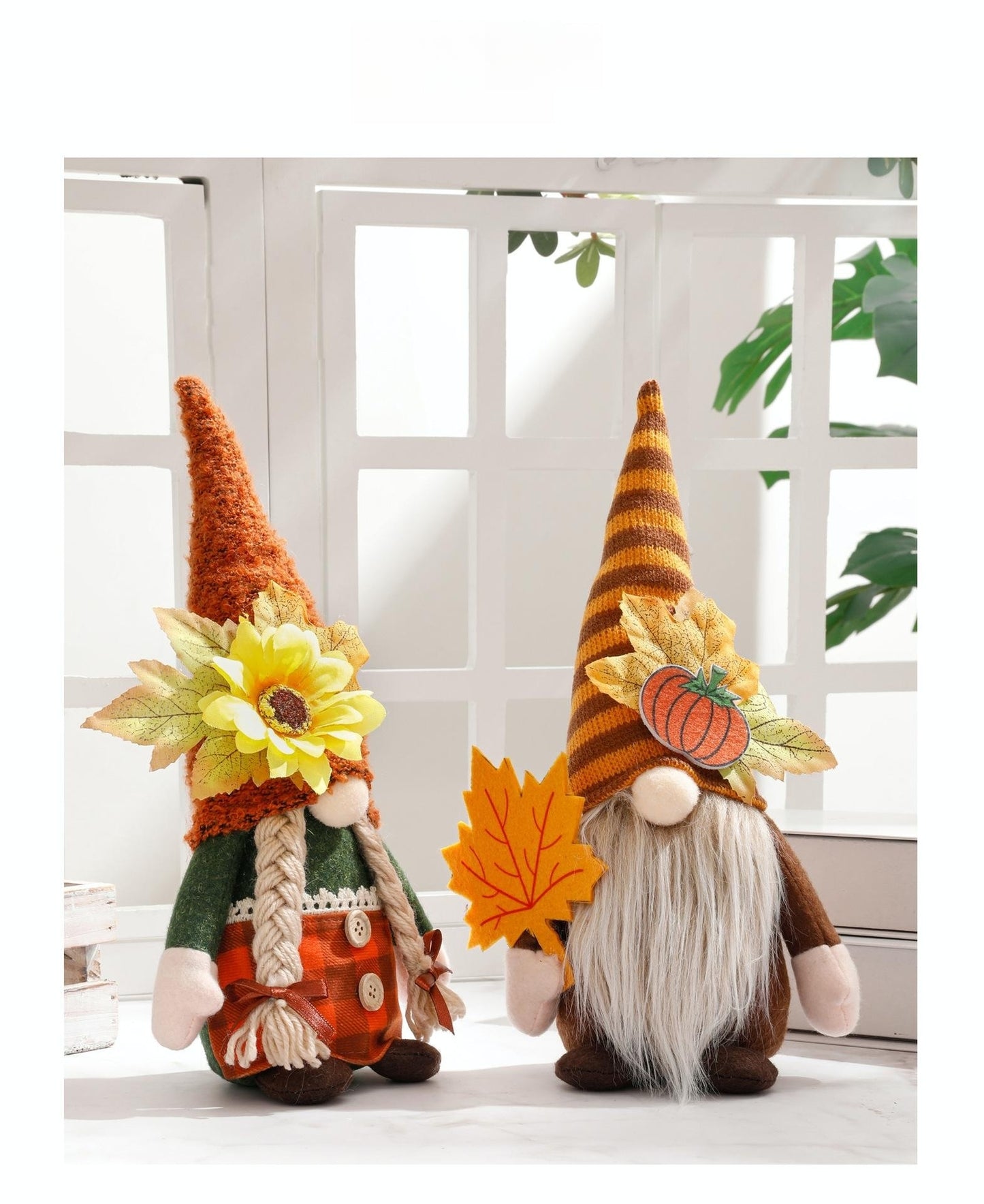 New Harvest Festival Sunflower Rudolf Thanksgiving Day Faceless Doll