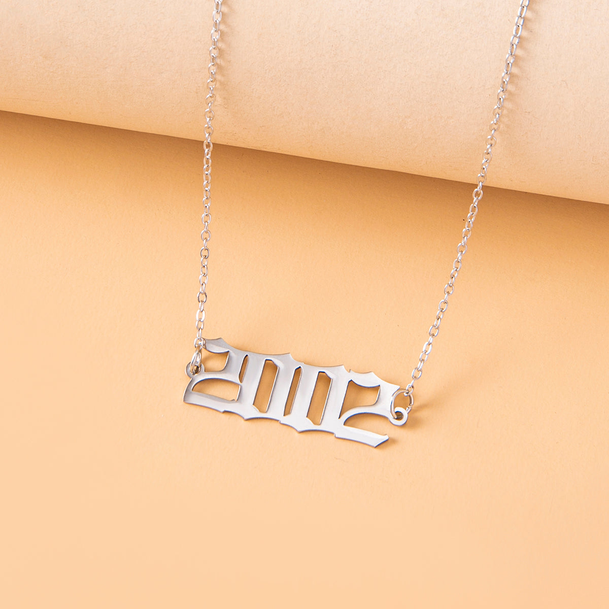 Year Number Necklaces For Women Birthday Date Gifts
