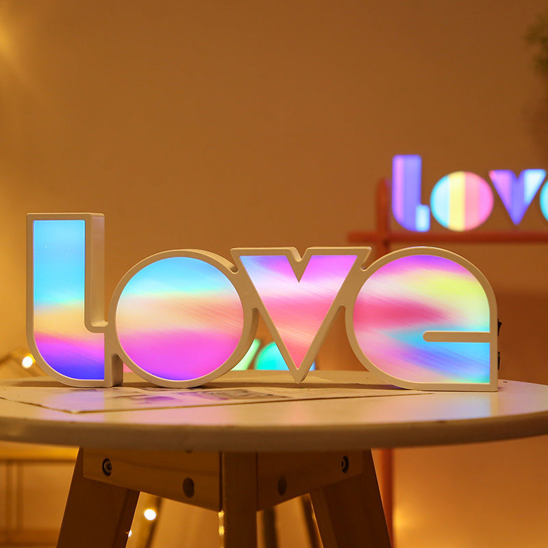 Valentines Day Decor LED LOVE Light Valentines Day Gift