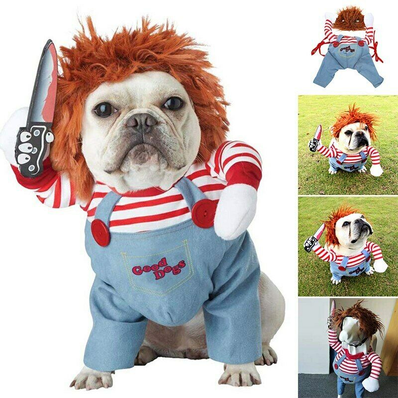 Halloween Pet Costume Dog Funny Clothes Adjustable Cosplay