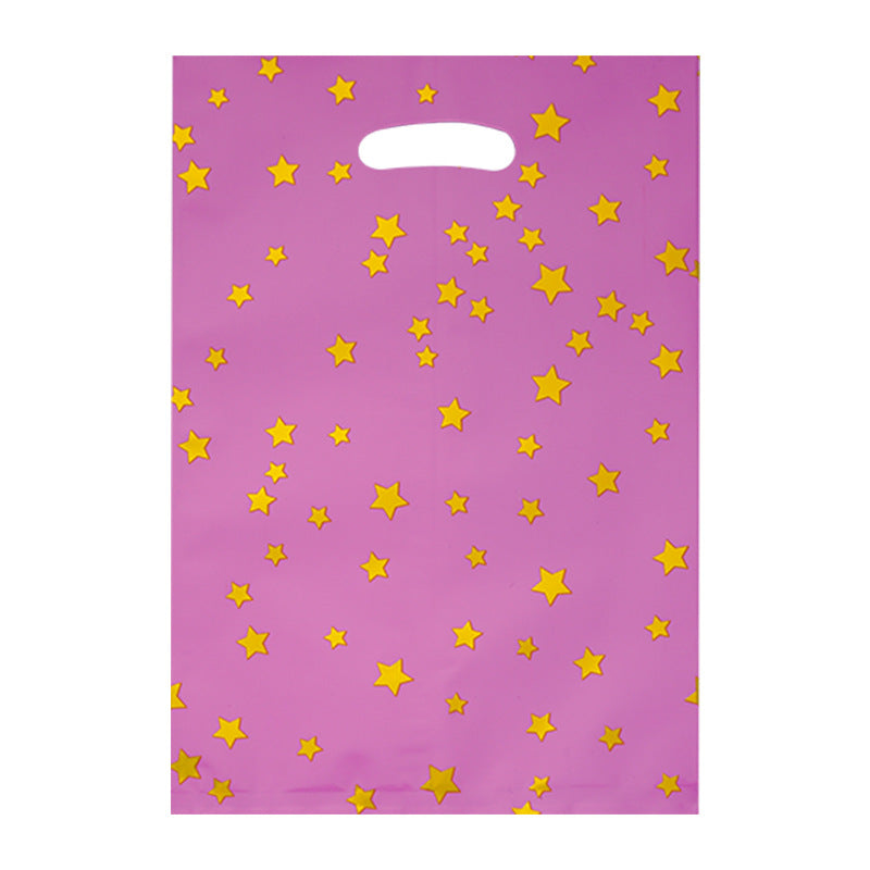 Birthday Party Solid Color Five-pointed Star Aluminum Film Gift Bag