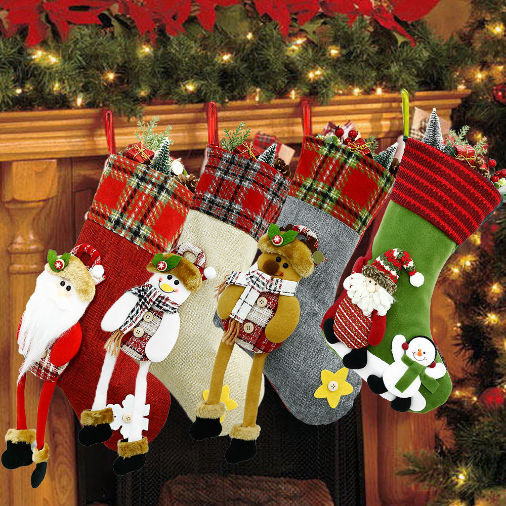 Decorations Christmas Sock Candy Bag Pendant