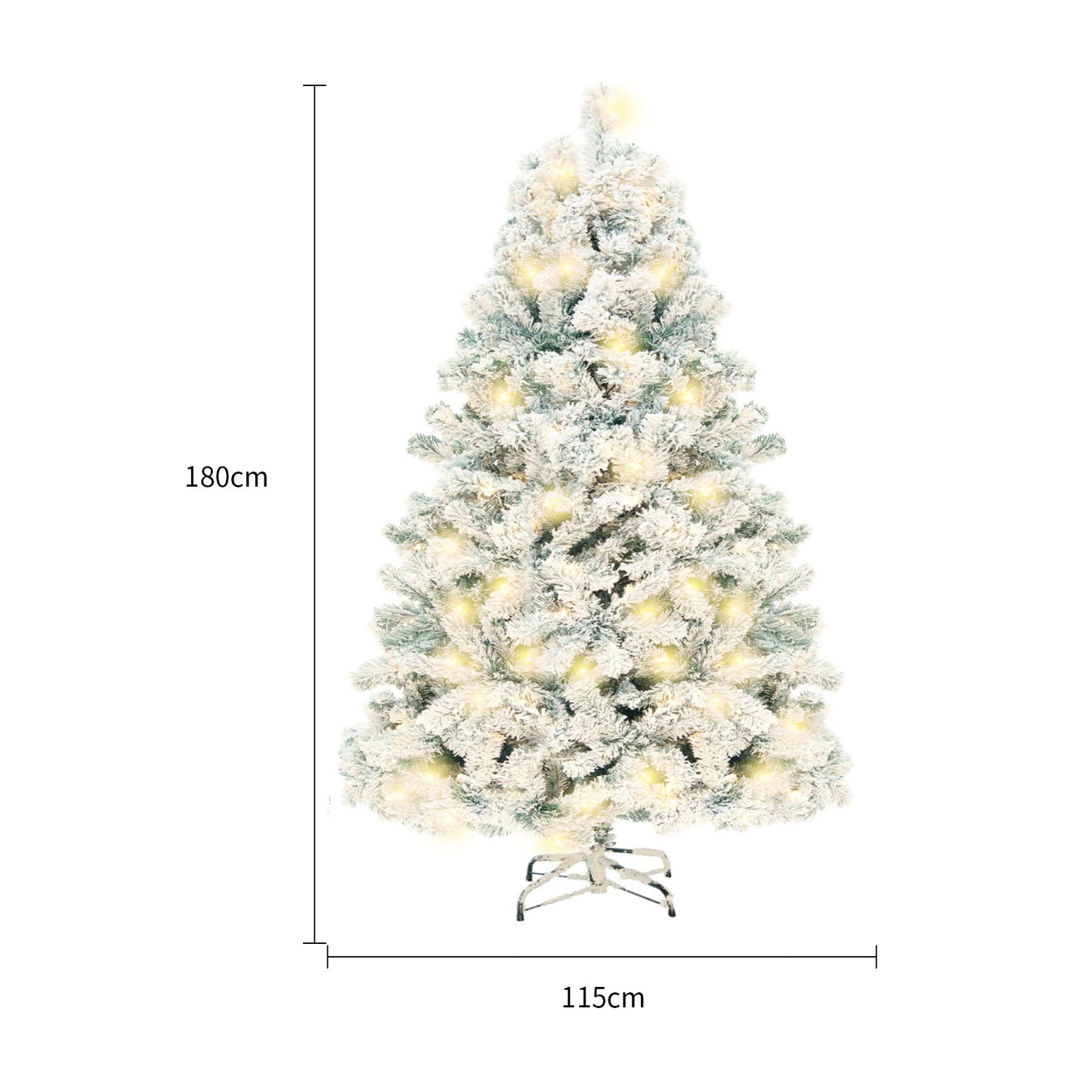 Christmas Tree PVC Artificial Snow Christmas Tree Mall Window