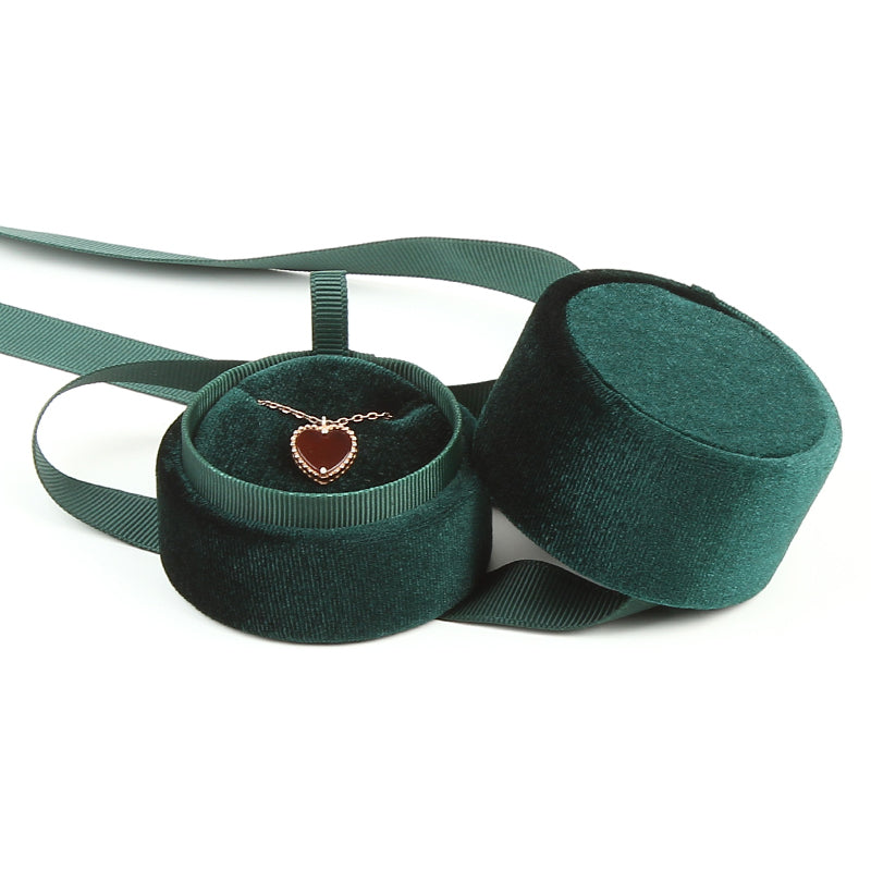 High Grade Ribbon Flannelette Jewelry Gift Box