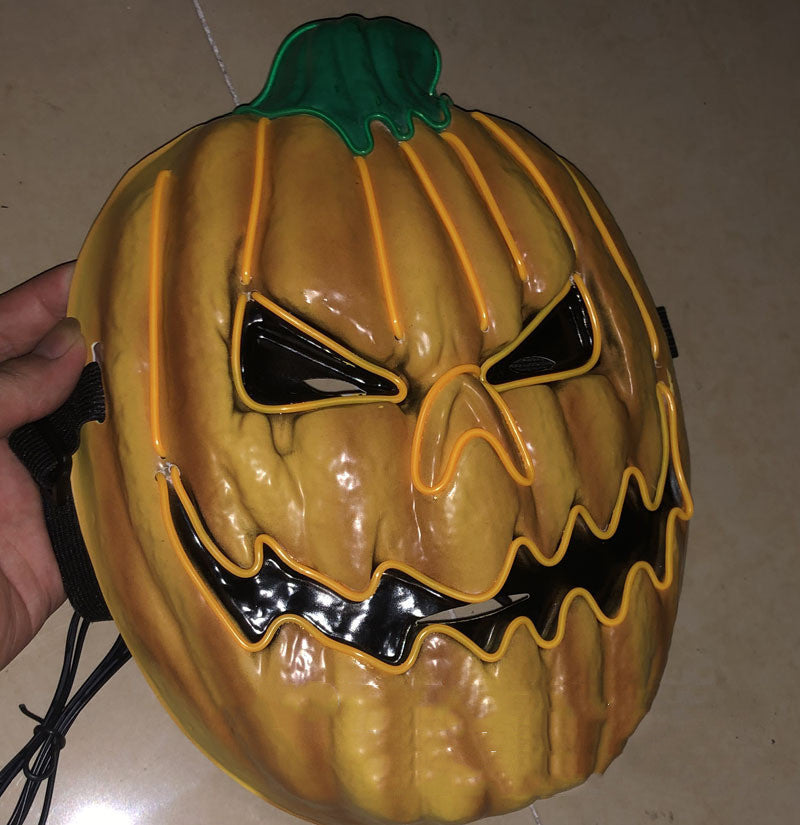 Halloween LED Mask Fluorescent Pumpkin