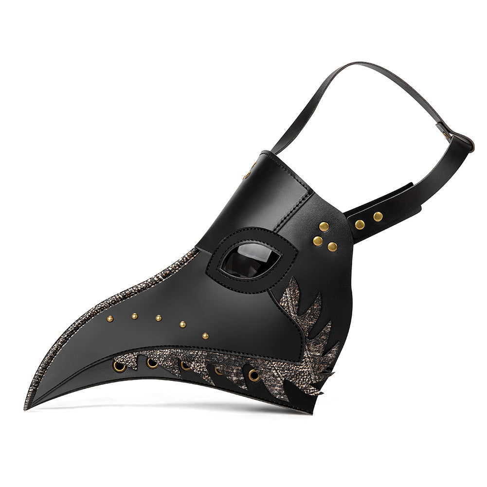 Woman Plague Doctor Mask Black Death Halloween