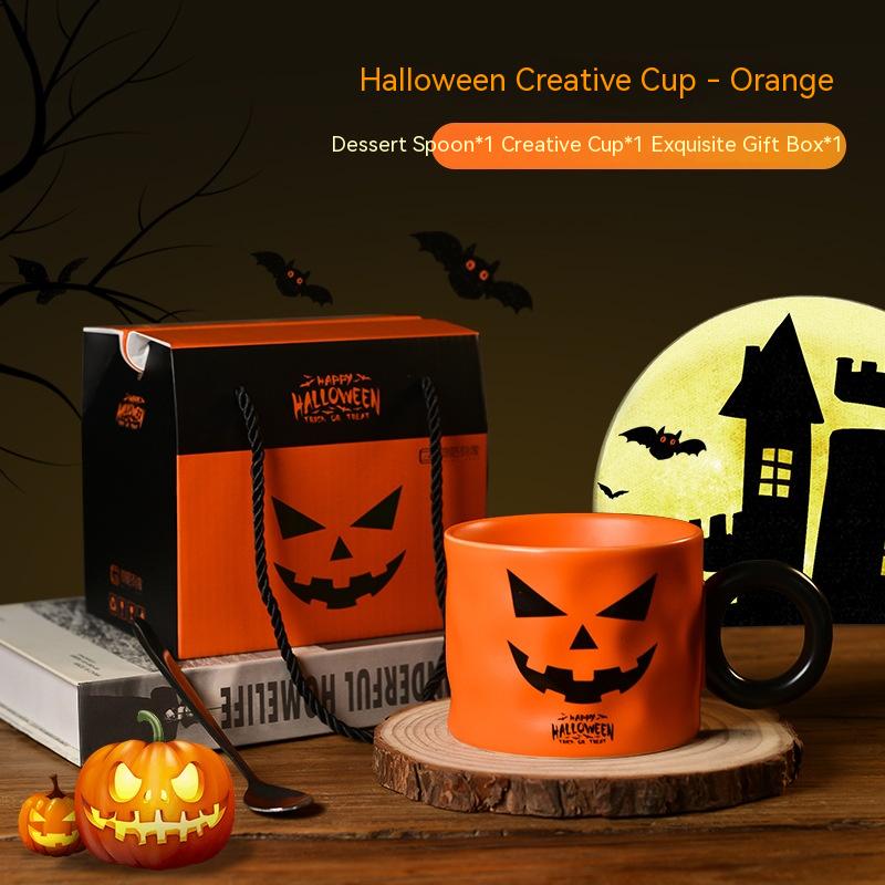 Halloween Gift Pumpkin Cup Ceramic Mug