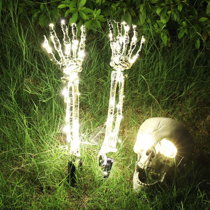 Halloween LED Light Up Skeleton Arm Hand Halloween