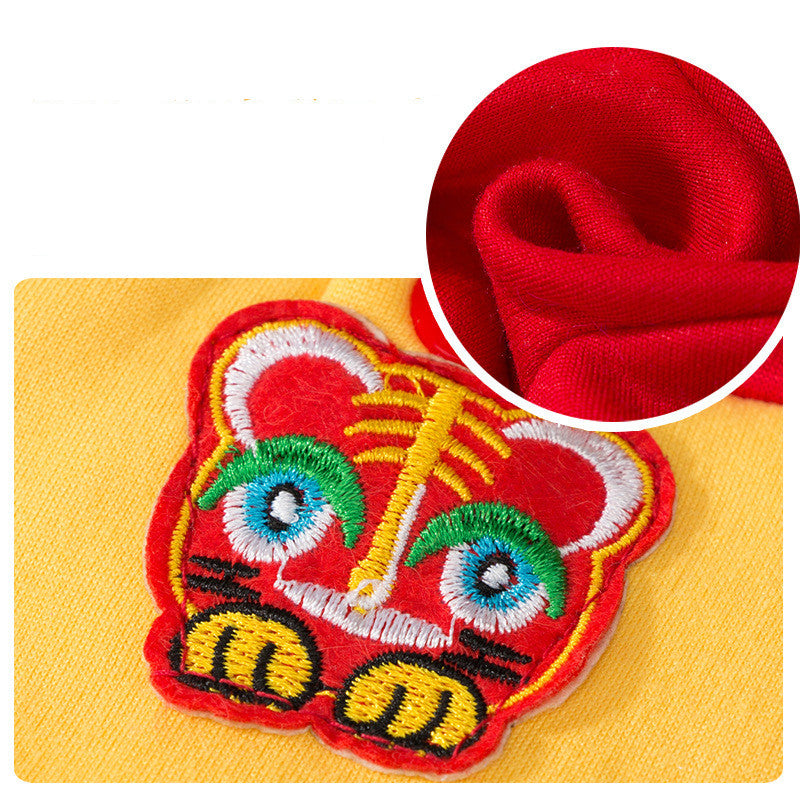 Cat Chinese New Year Sweater Tiger Patch