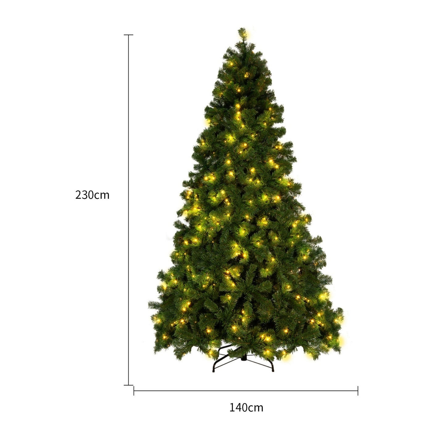 Christmas Tree PVC Artificial Snow Christmas Tree Mall Window