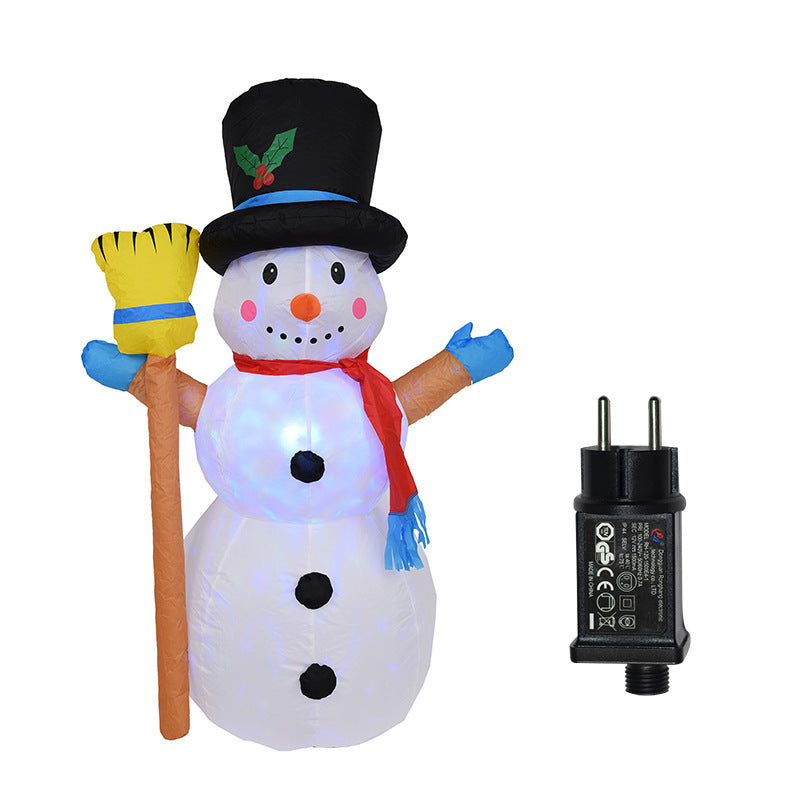 LED Light Inflatable Model Christmas Snowman Dolls