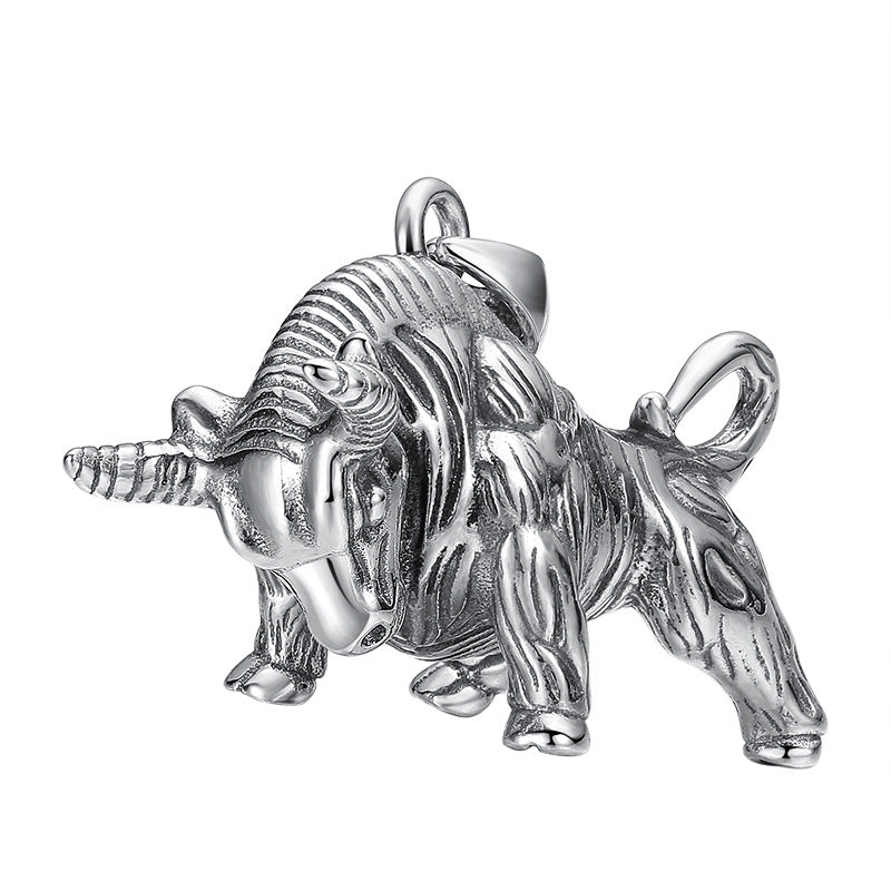 Sterling Silver Pendant Zodiac Year Ox Pendant