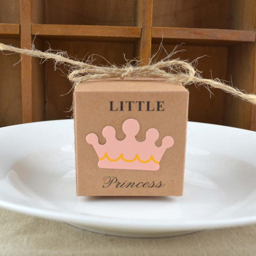 European Style Candy Antique Kraft Box Prince Princess Party Gift