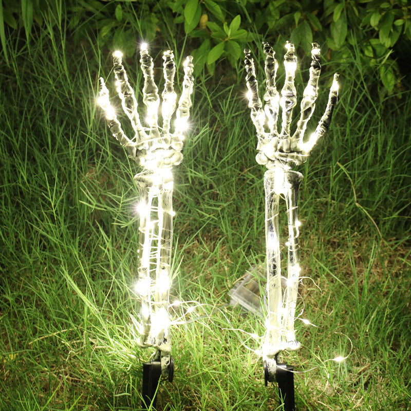 Halloween LED Light Up Skeleton Arm Hand Halloween