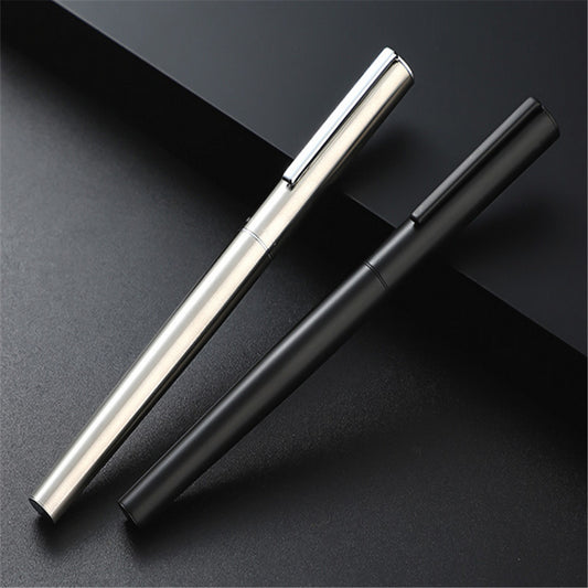 Fountain Pen All-steel Extremely Black Metal Adult Office Gift