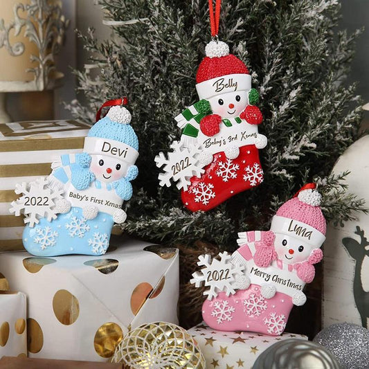 Christmas Automobile Hanging Ornament Mini Socks