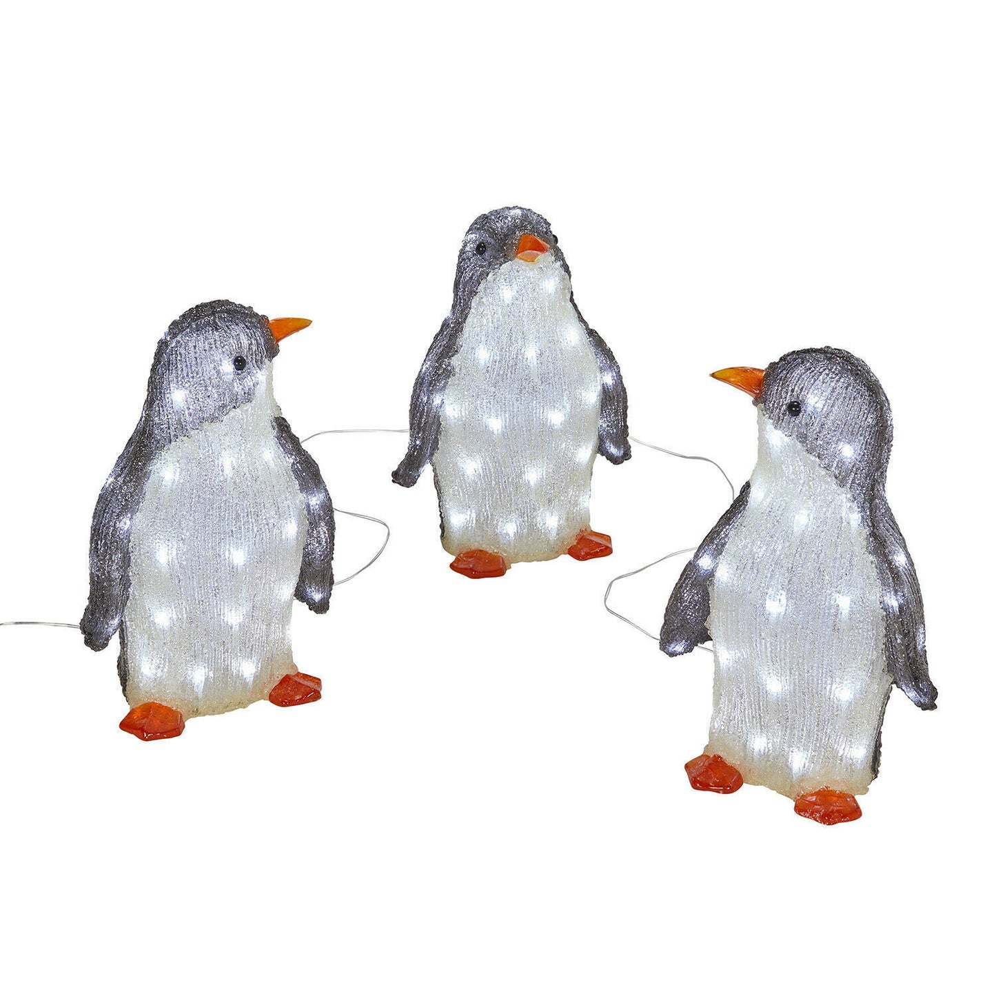 Acrylic Penguin Christmas Decoration Light Ornaments