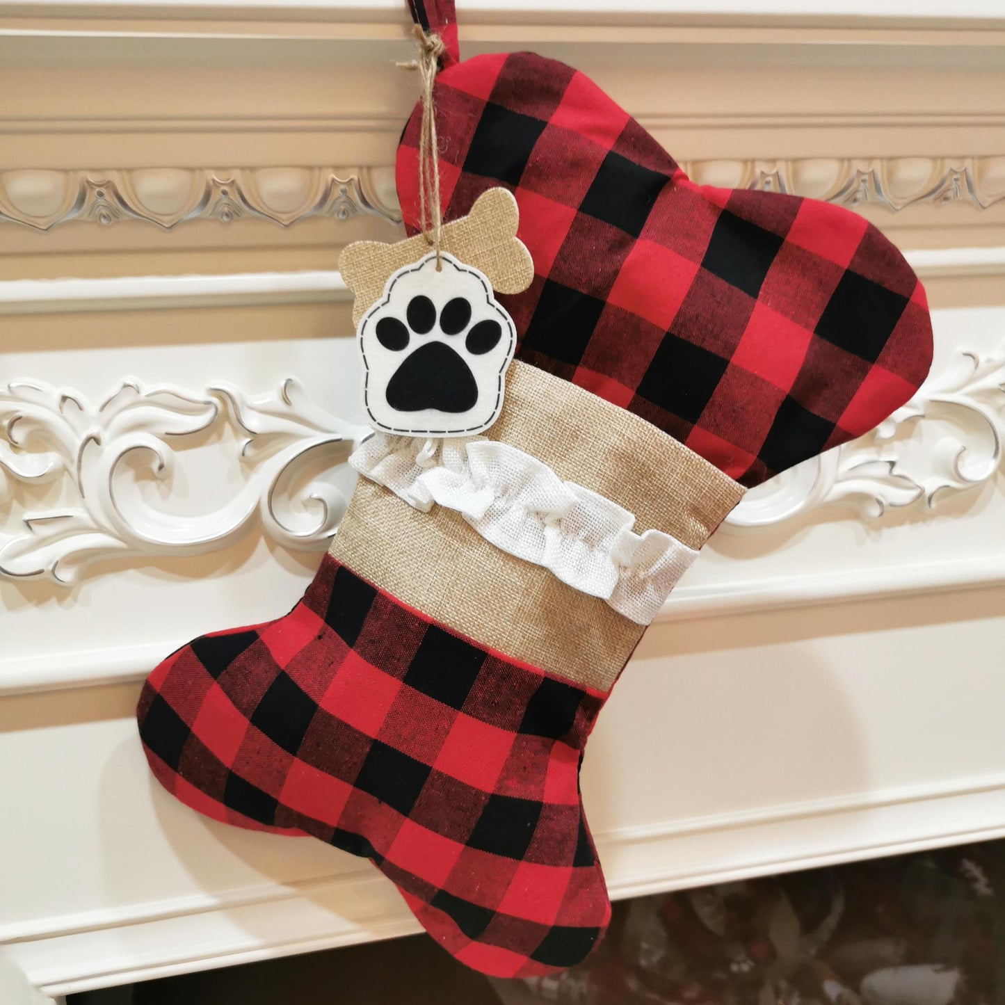 Christmas Ornament Christmas Socks Gift Bag