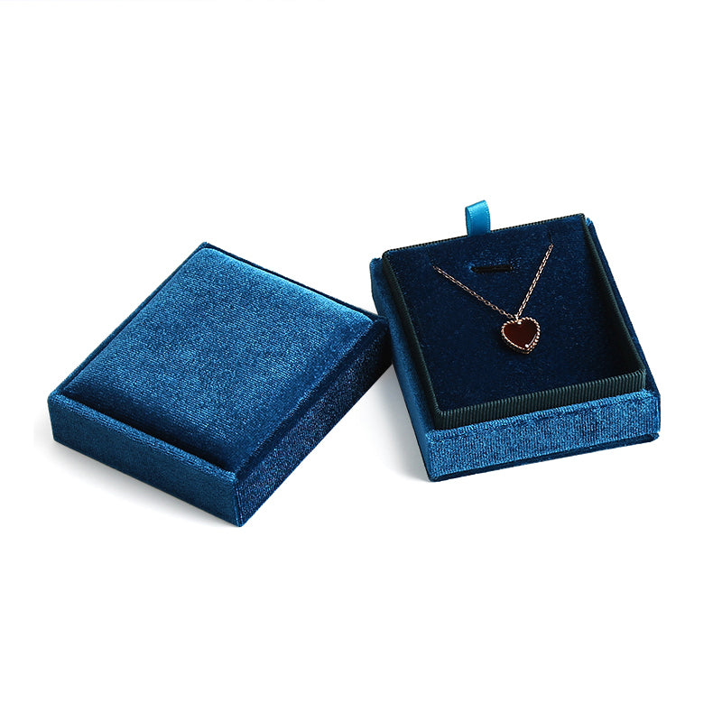 High Grade Ribbon Flannelette Jewelry Gift Box