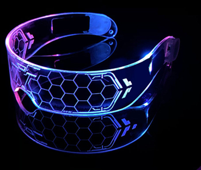 LED Luminous Glasses Party Bar Disco Punk Glasses