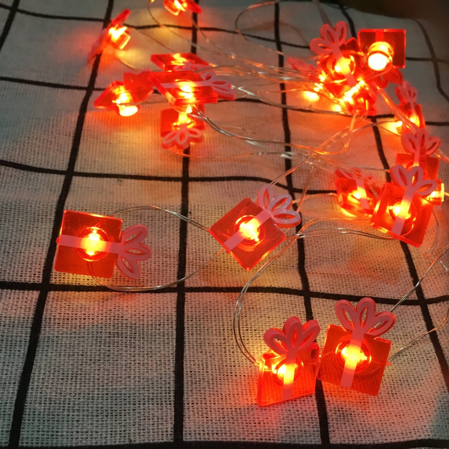 Christmas Decoration Light LED String Lights Santa Claus Snowflakes