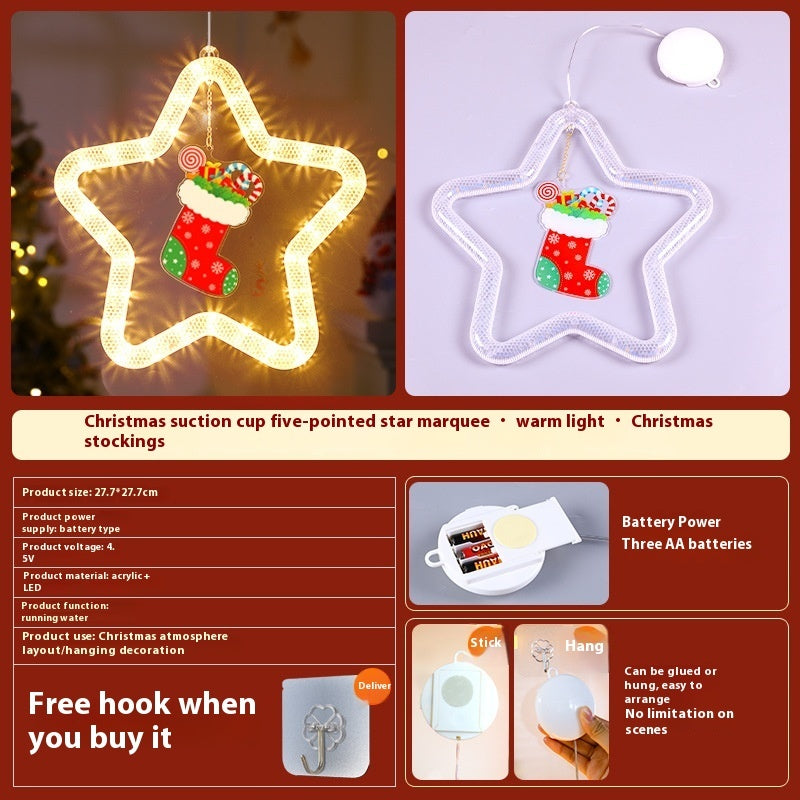 Christmas Pendant Decoration Christmas Atmosphere Led Lights