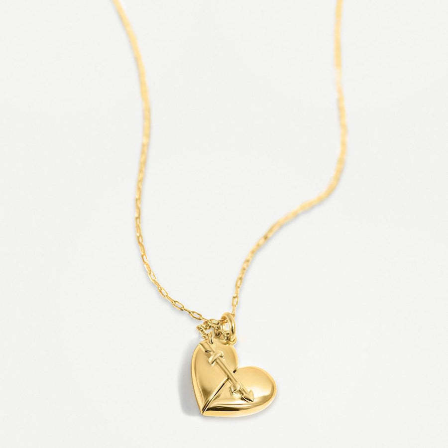 Valentine's Day Design Love Heart Photo Necklace