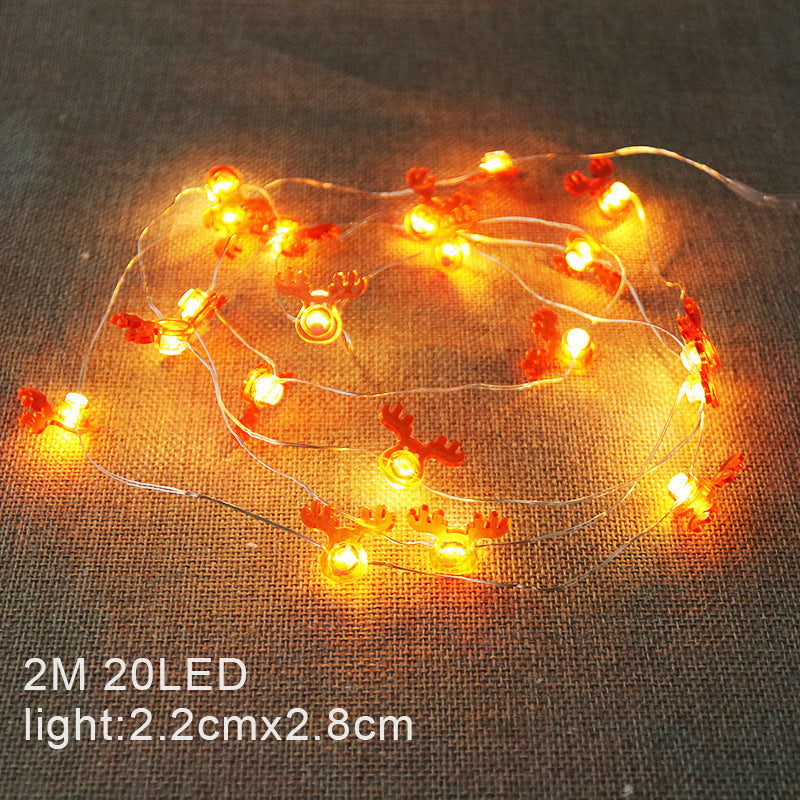 Christmas Decoration Light LED String Lights Santa Claus Snowflakes