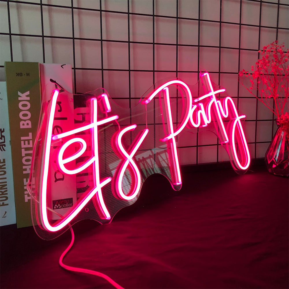 Neon Lettering Decorative Lights Wedding Creative
