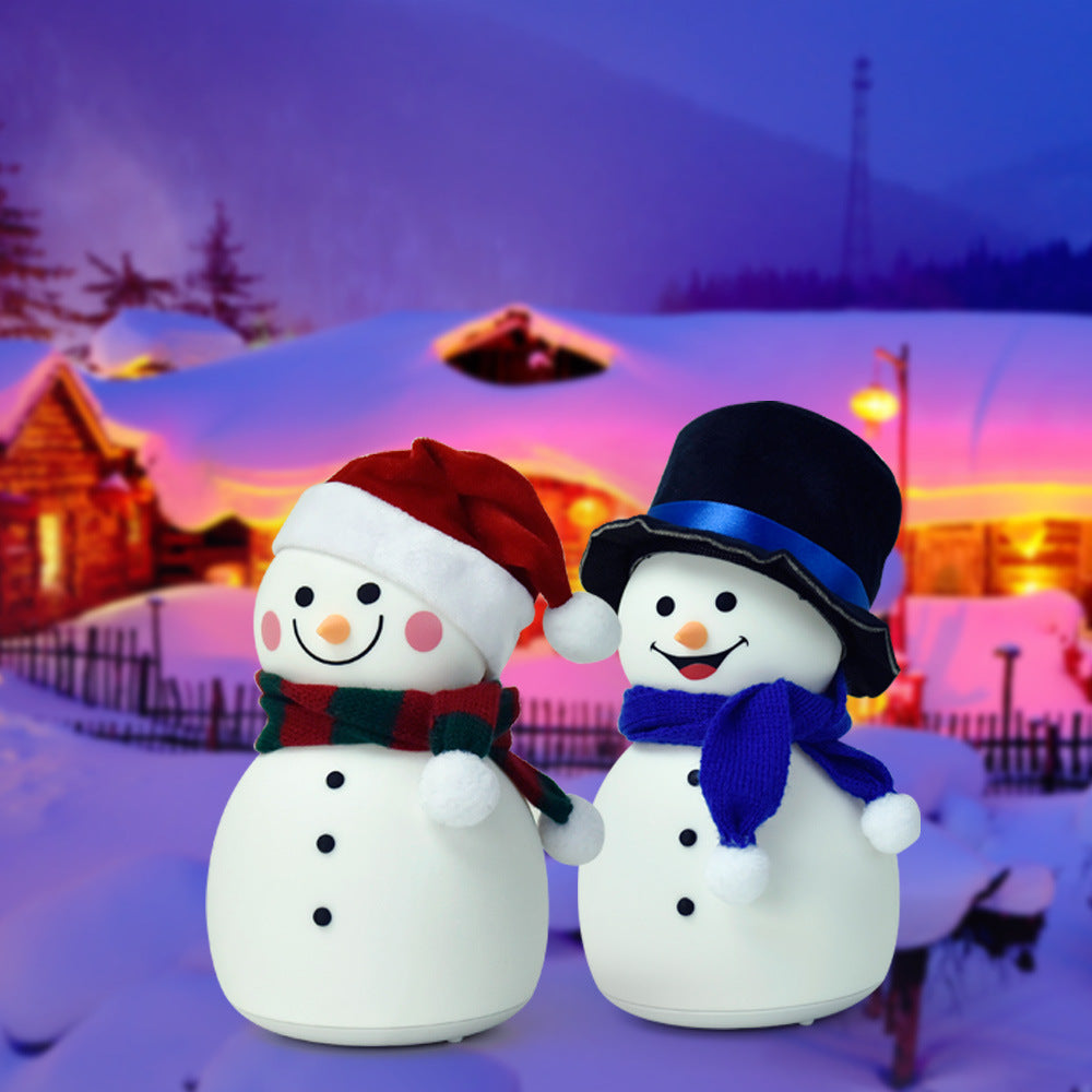 Christmas Snowman Music Night Light Rechargeable