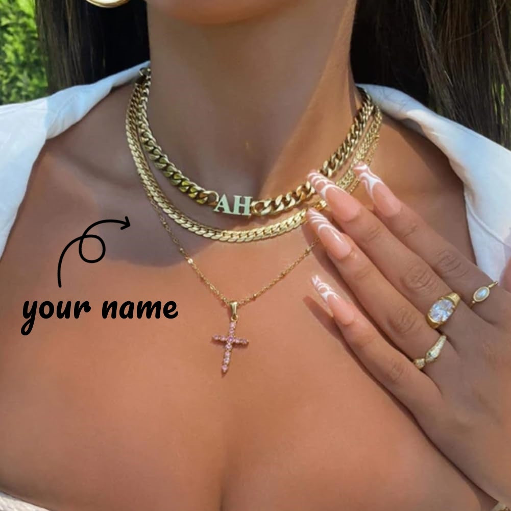 Creative Custom Letter English Name Necklace Gifts