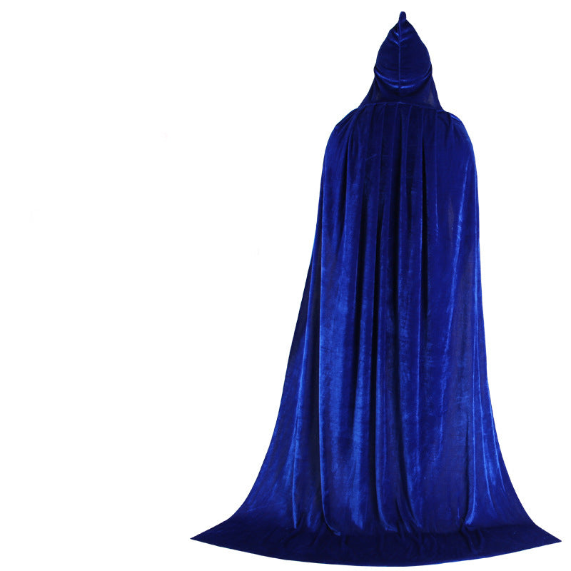 Child Halloween Golden Velvet Multicolor Cloak