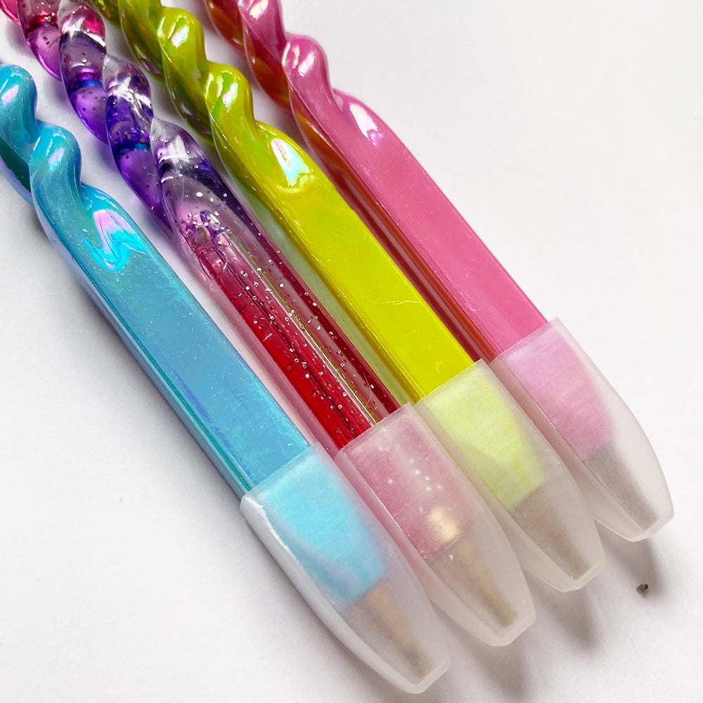 Colorful Electroplating Socket Classic Push Ballpoint Pen Gift
