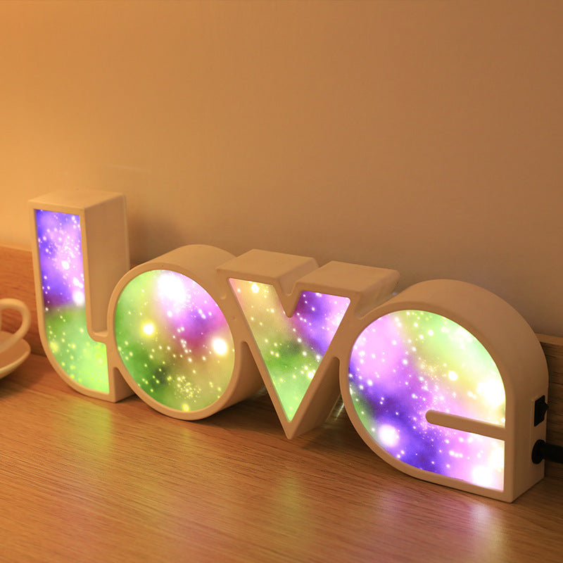 Valentines Day Decor LED LOVE Light Valentines Day Gift