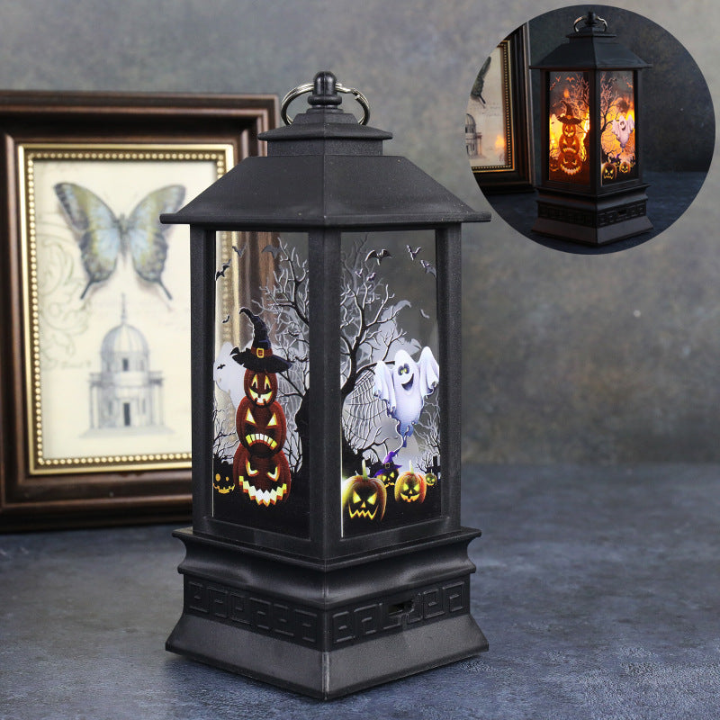 Creative Halloween Simulation Flame Lamp Ornaments