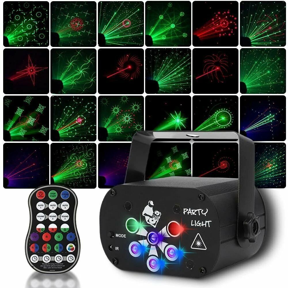 480 Pattern LED RGB Disco Party Laser Stage Light