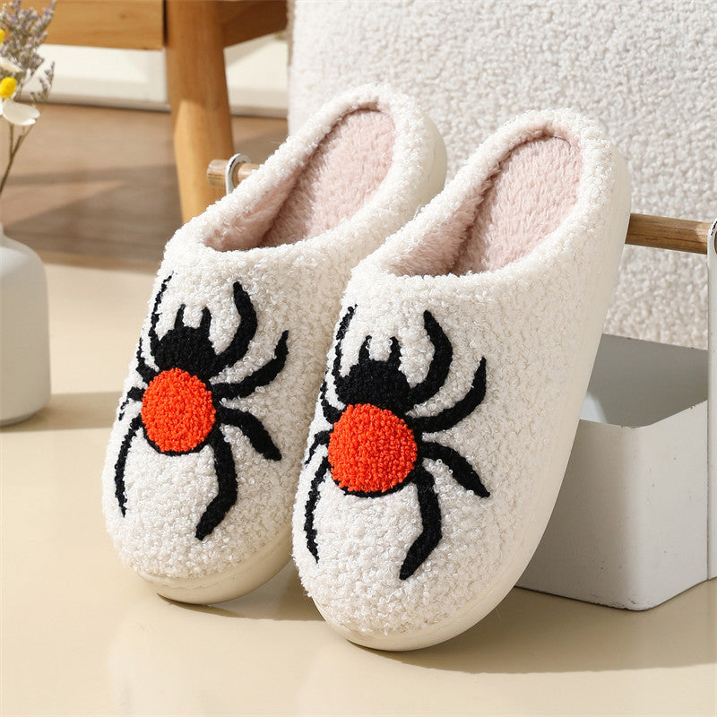 Halloween Spider Witch-hat Slippers Home Indoor Non-slip Slippers